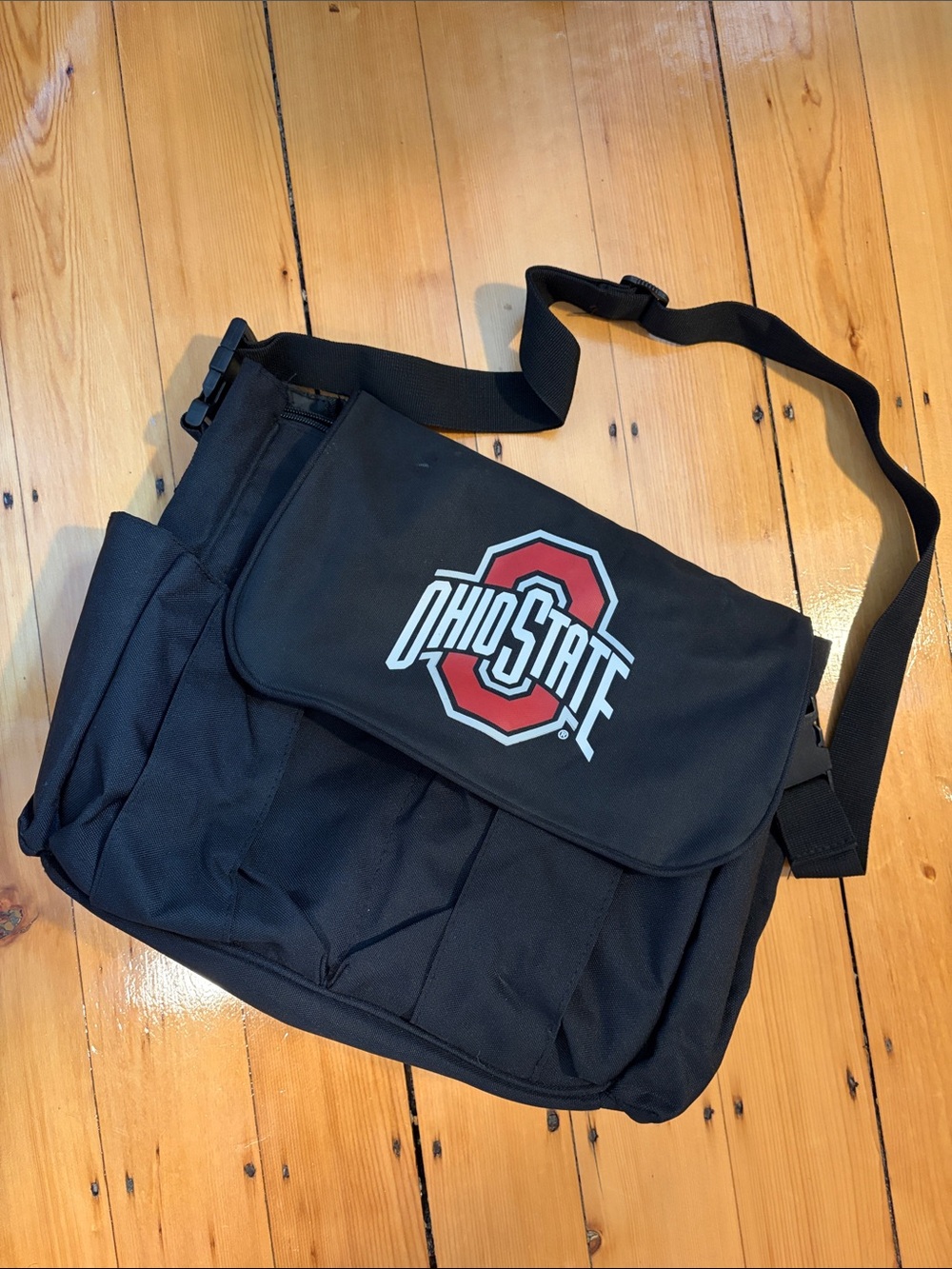🅾️Ohio State Diaper bag Canvas Messenger Bag - Go Buckeyes!